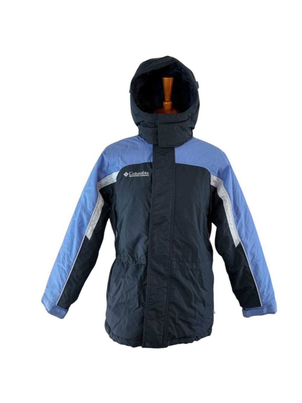 Columbia Fire Ridge Two-toned Blue Ski Jacket Size Youth 14/16 Large NWOT